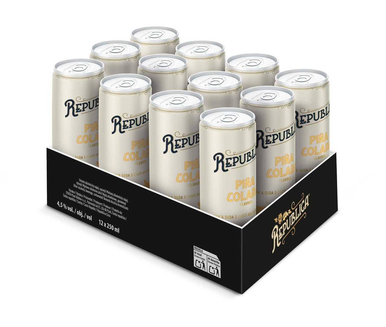 REPUBLICA Piňa Colada 4,5 % 12 x 250 ml