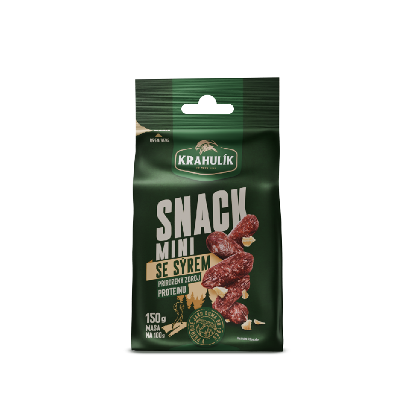 KRAHULÍK Snack Mini se sýrem chlaz. 70 g
