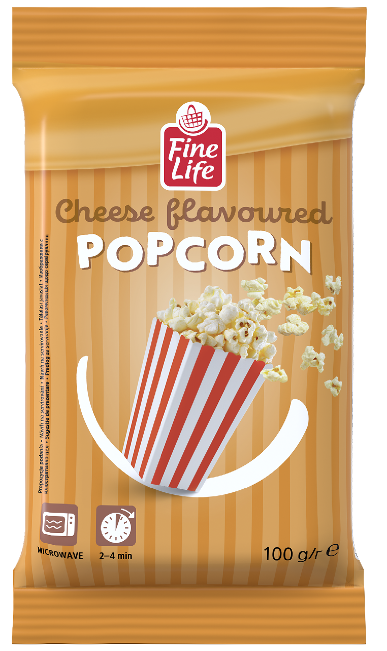 Fine Life Popcorn sýrový 100 g