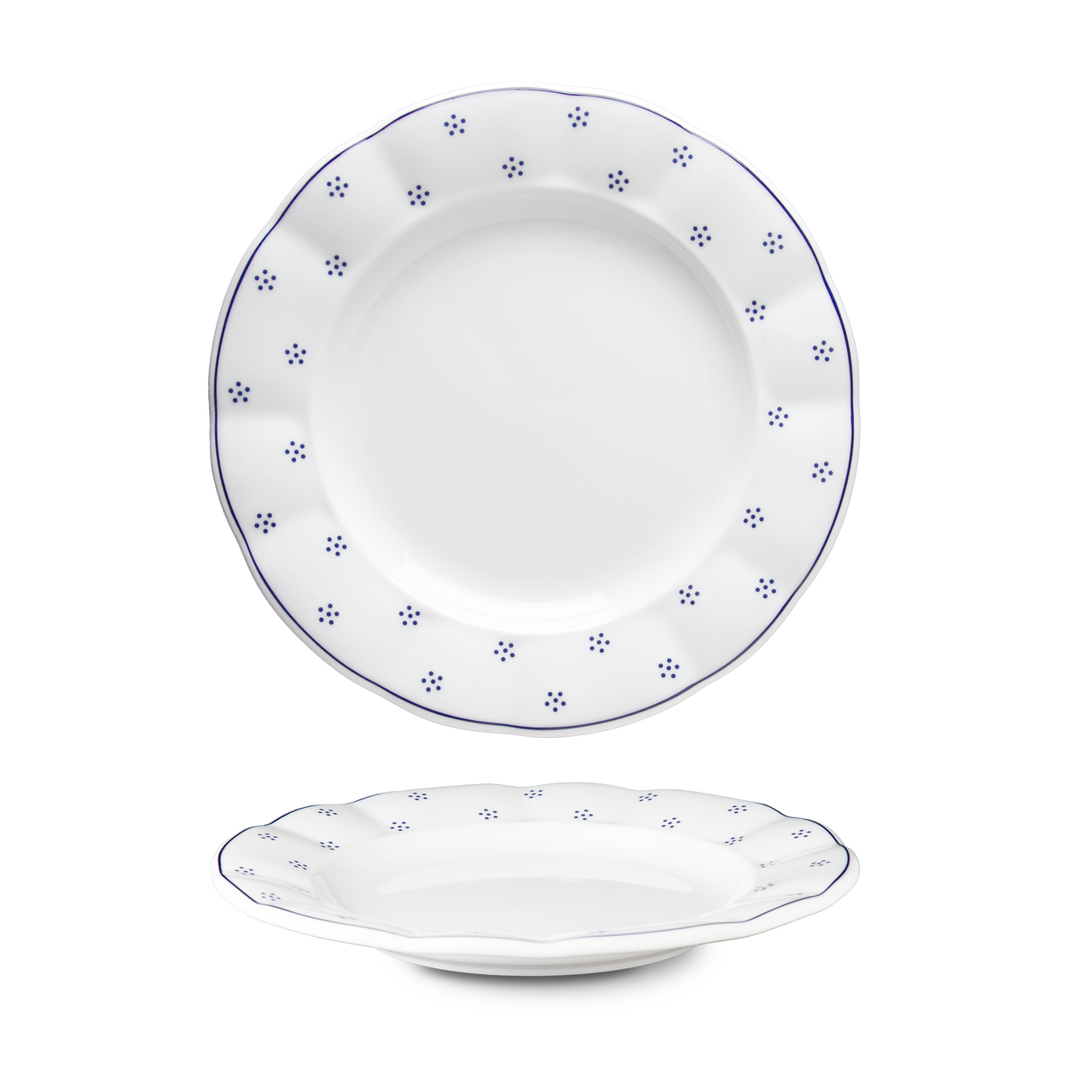 Talíř mělký BEN VALB 26 cm porcelán 6 ks