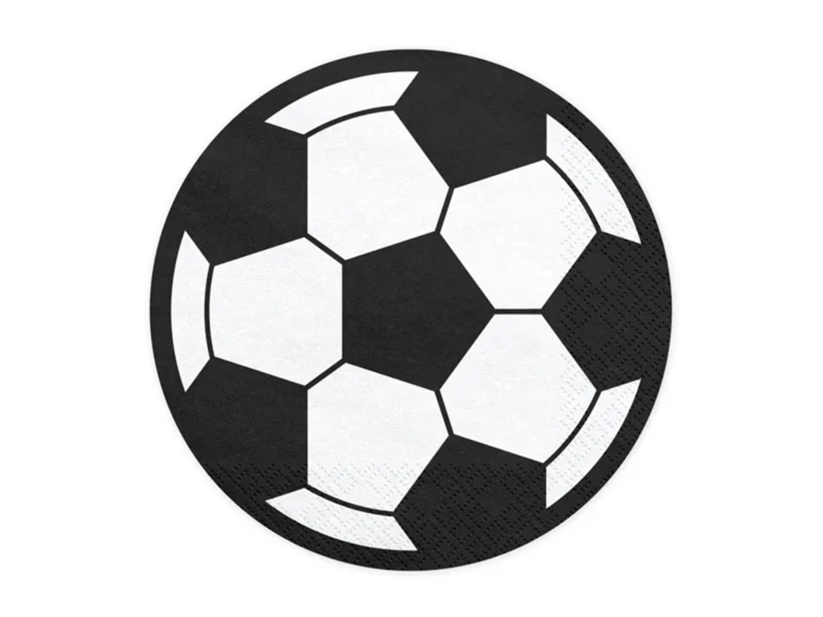 Ubrousky Fotbal 13,5 cm 20 ks