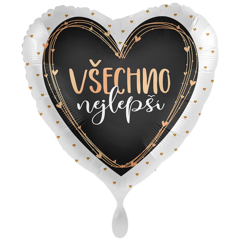 Balónek fóliový CZ Nápis 7 43 cm 1 ks