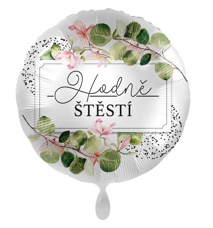 Balónek fóliový CZ Nápis 6 43 cm 1 ks