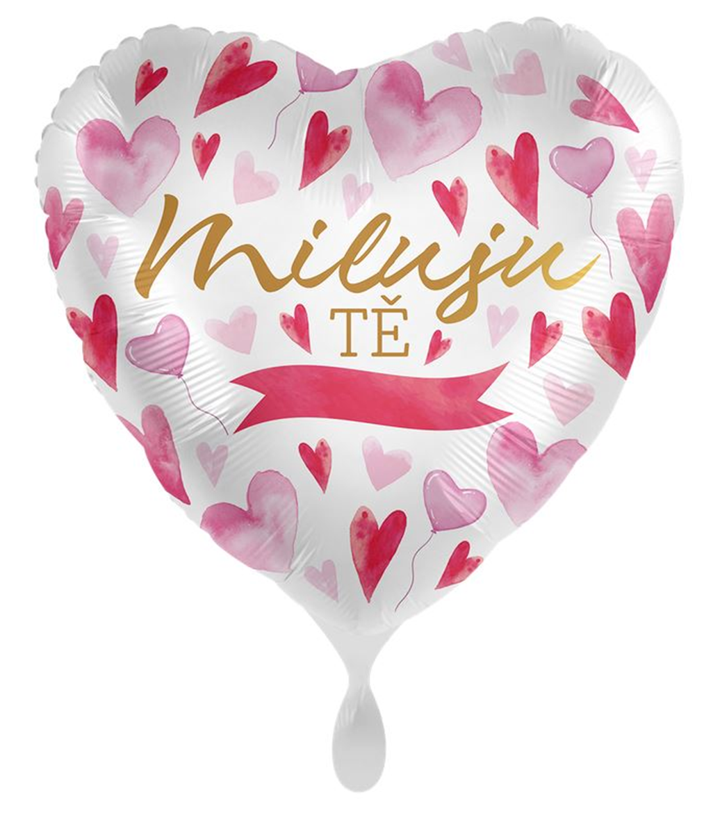 Balónek fóliový CZ Nápis 13 43 cm 1 ks