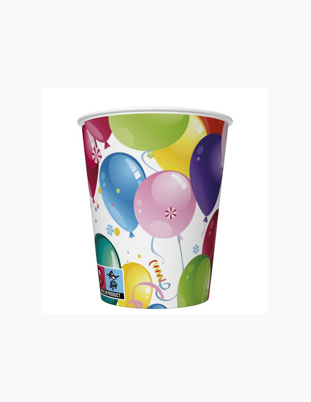 Kelímky balónky 250 ml 8 ks