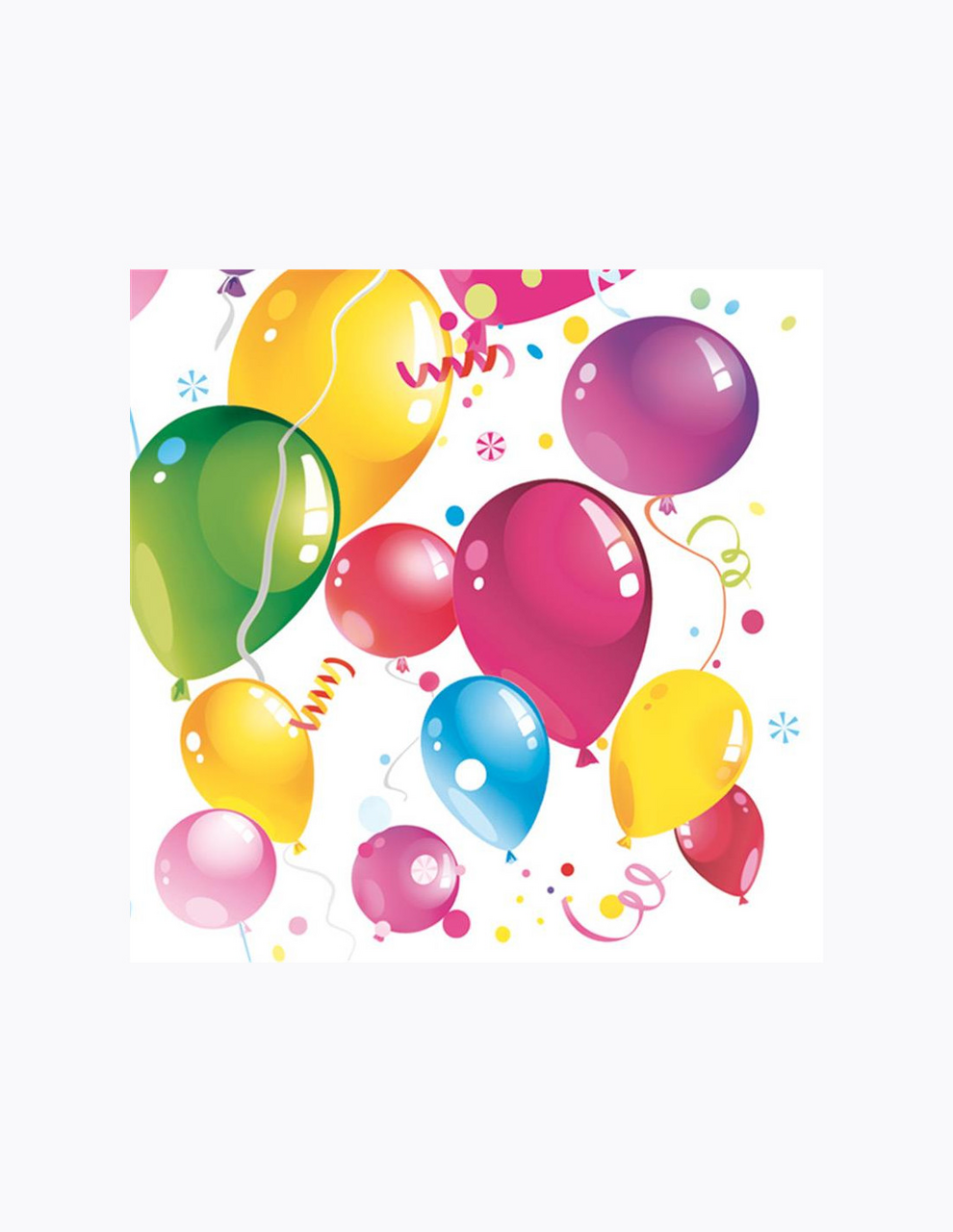 Ubrousky balónky 33 x 33 cm