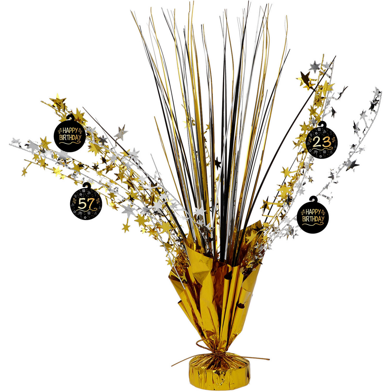 Dekorační fontána Happy Birthday 1 ks