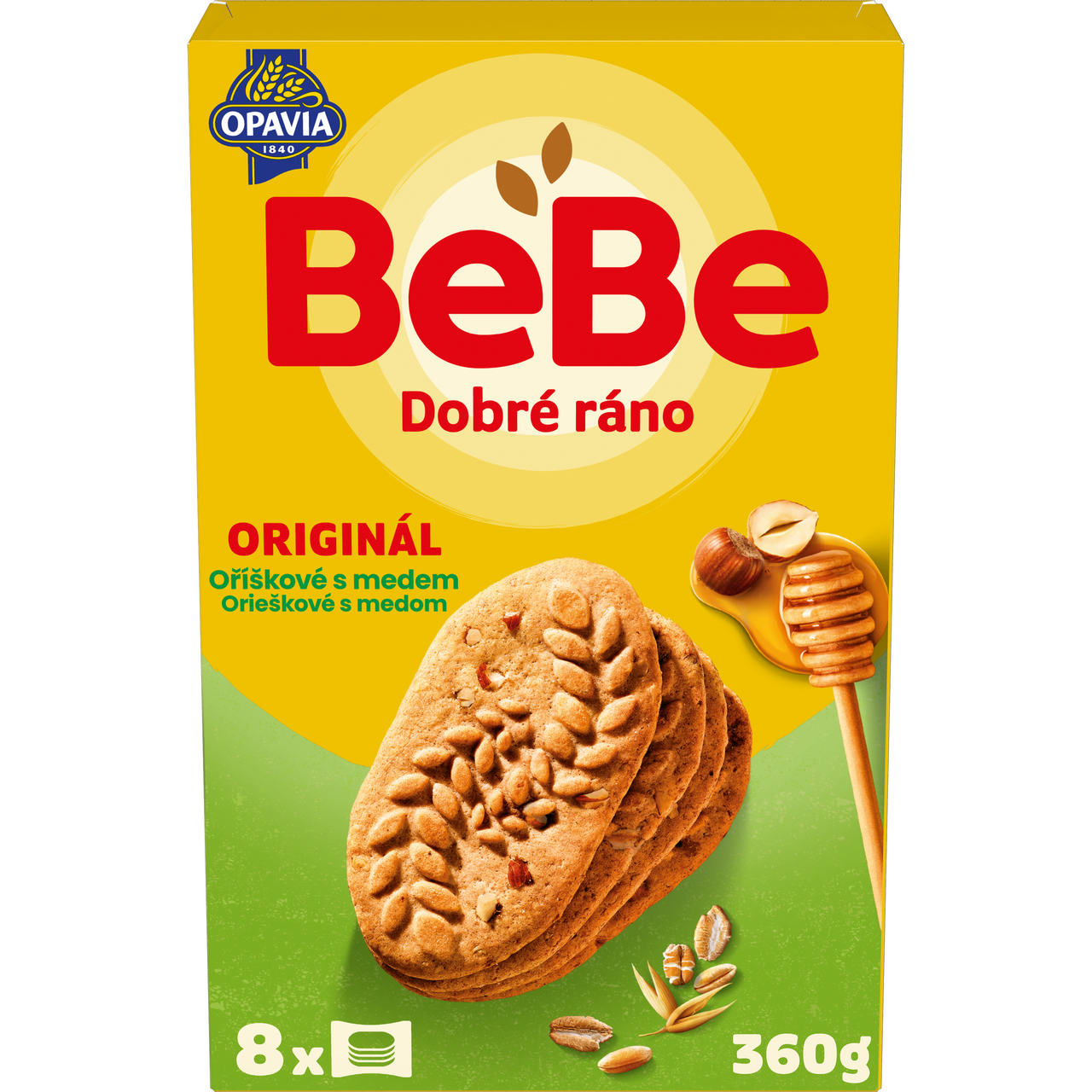 BEBEDR OŘÍŠKOVÉ S MEDEM 360G