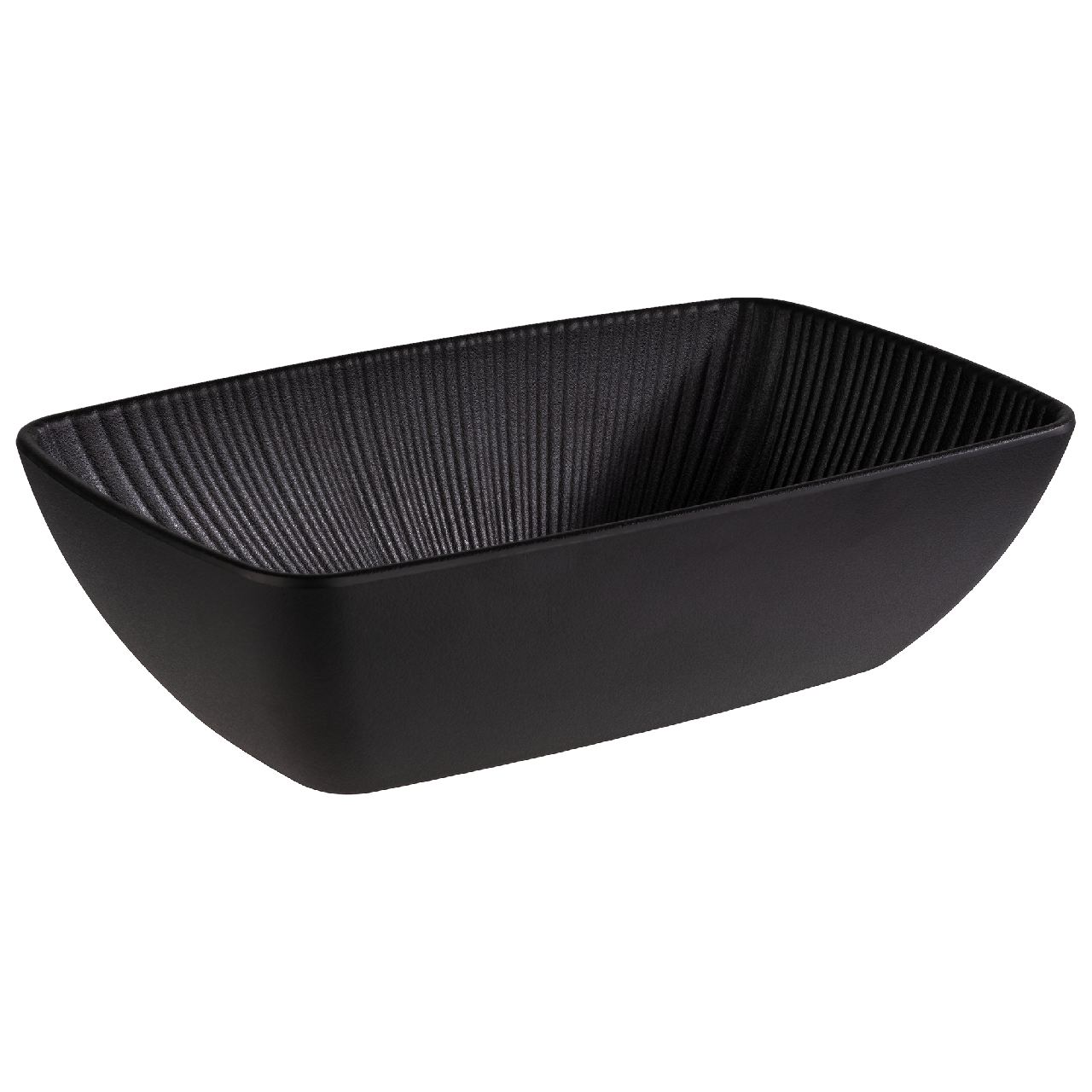 Mísa NERO Gastronádoba 1/4 melamin černá 1 ks