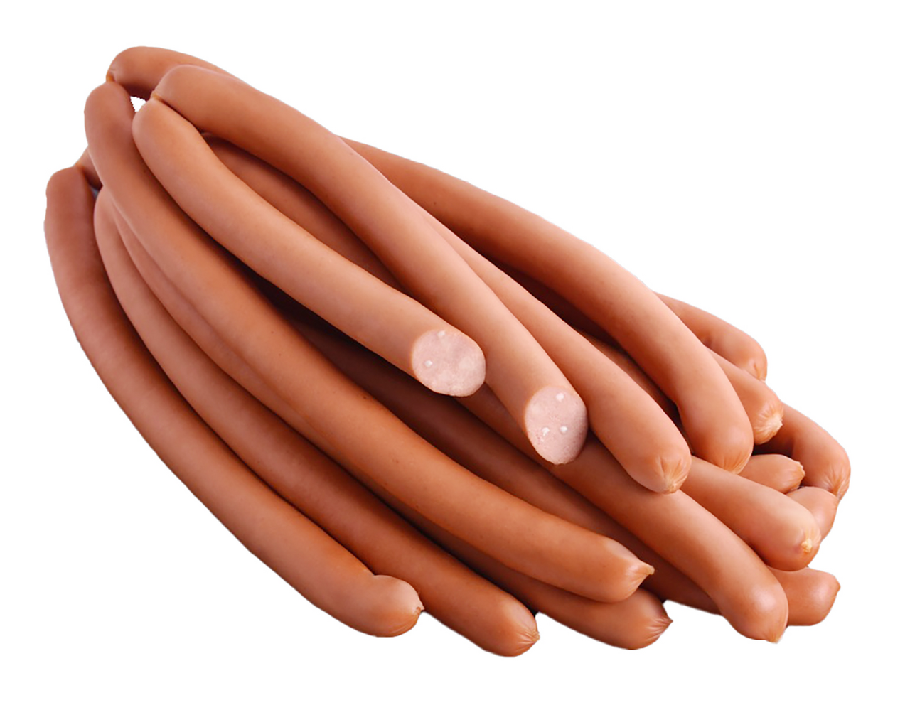 KOSTELECKÉ UZENINY Javořické párky se sýrem chlaz. váž. cca 1,4 kg