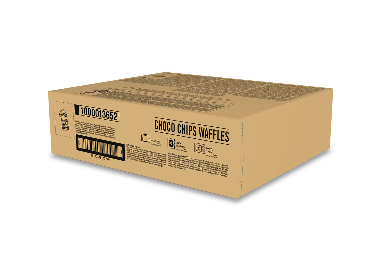 McCain Choco Chips vafle 24 x 90 g