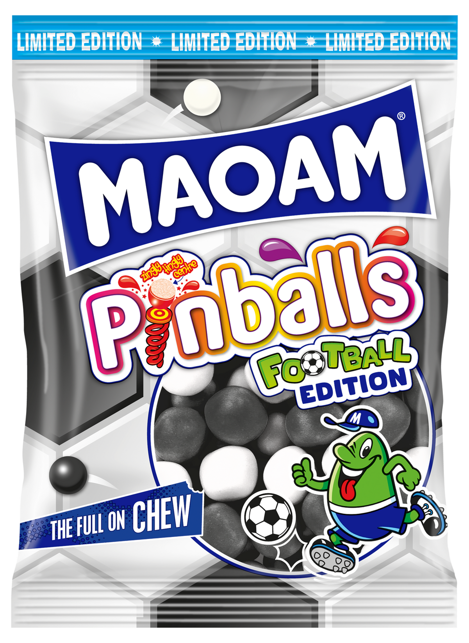 HARIBO Maoam Pinballs Football bonbóny žvýkací 30 x 140 g