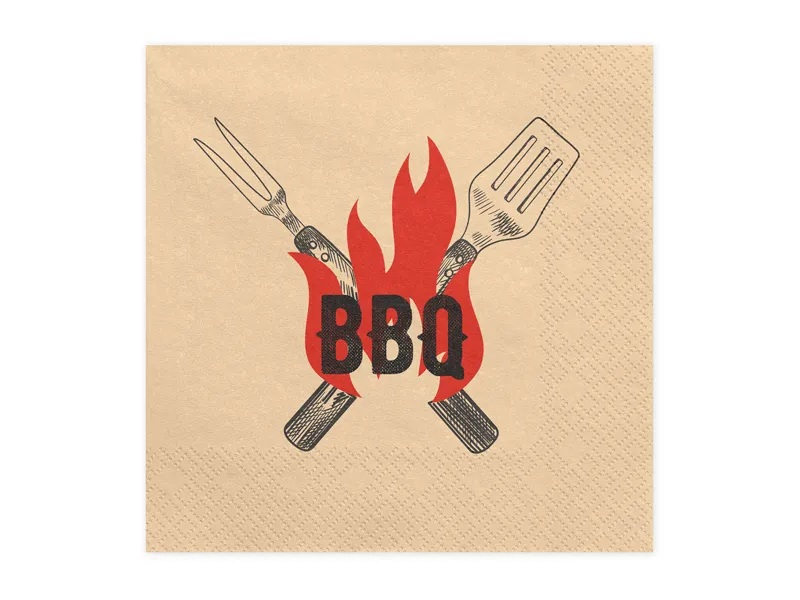 Ubrousky 33 x 33 cm BBQ 20 ks
