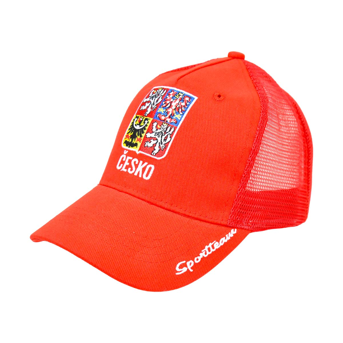 Kšiltovka Sportteam červená 1 ks