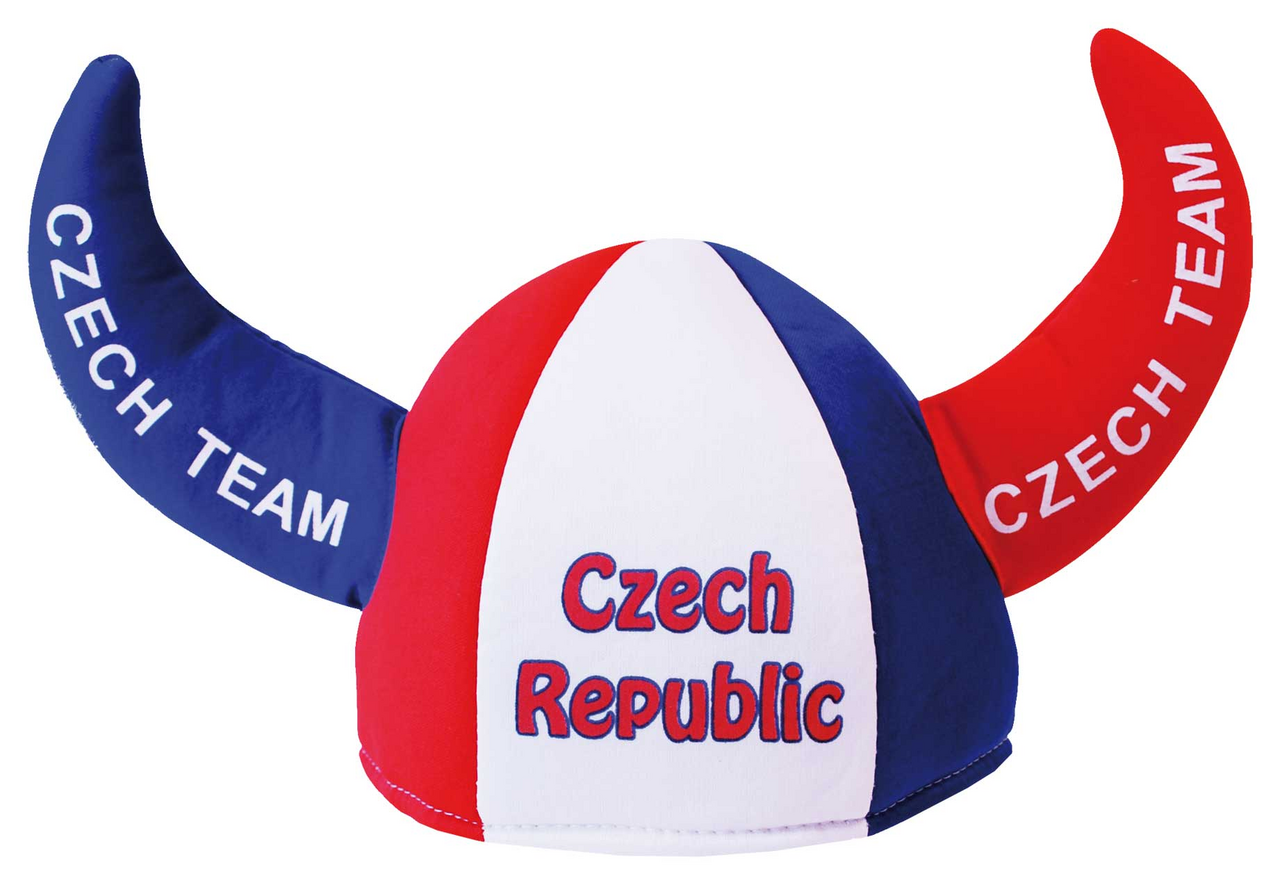 Klobouk s rohy ČR 1 ks