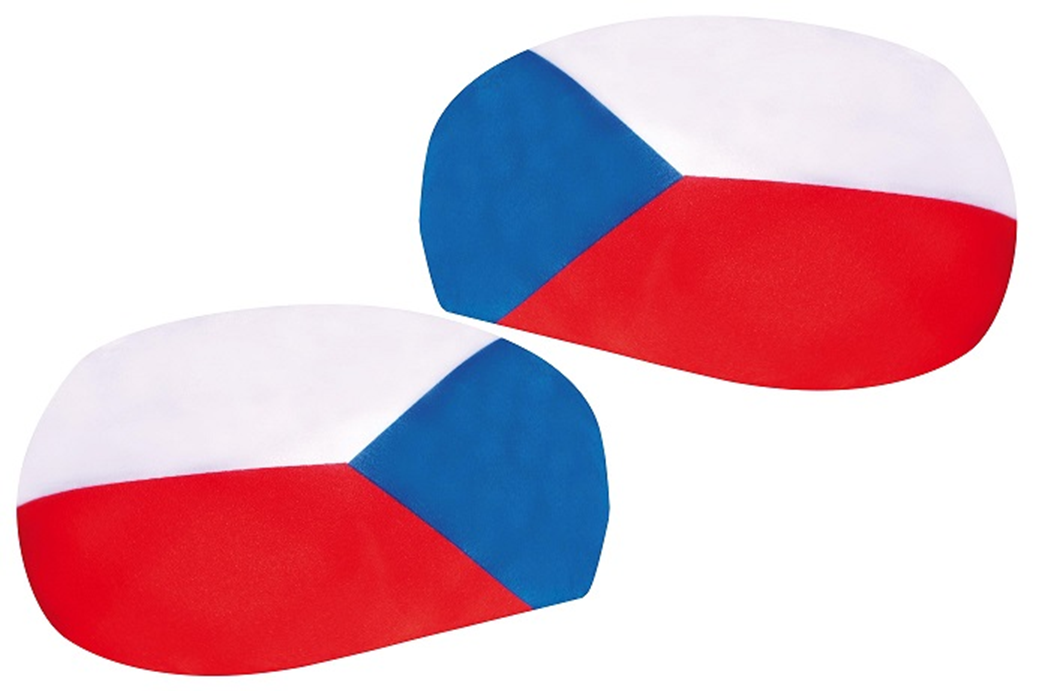 Potah na zrcátka vlajka ČR 2 ks