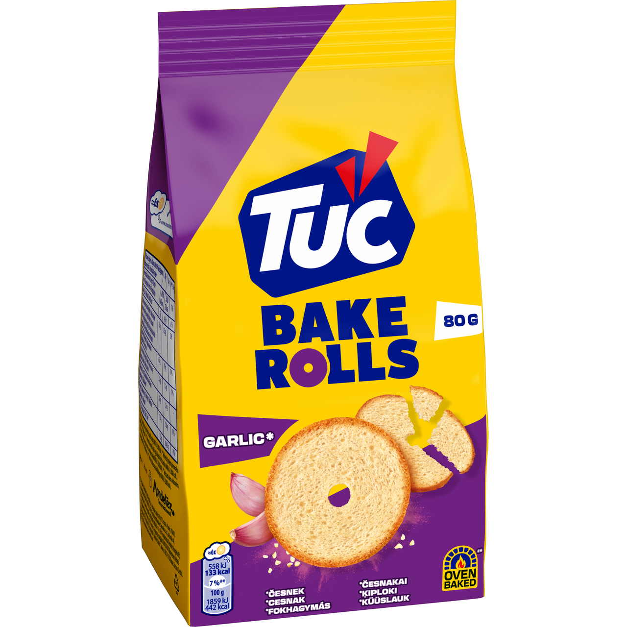 TUC Bake Rolls česnek 80 g