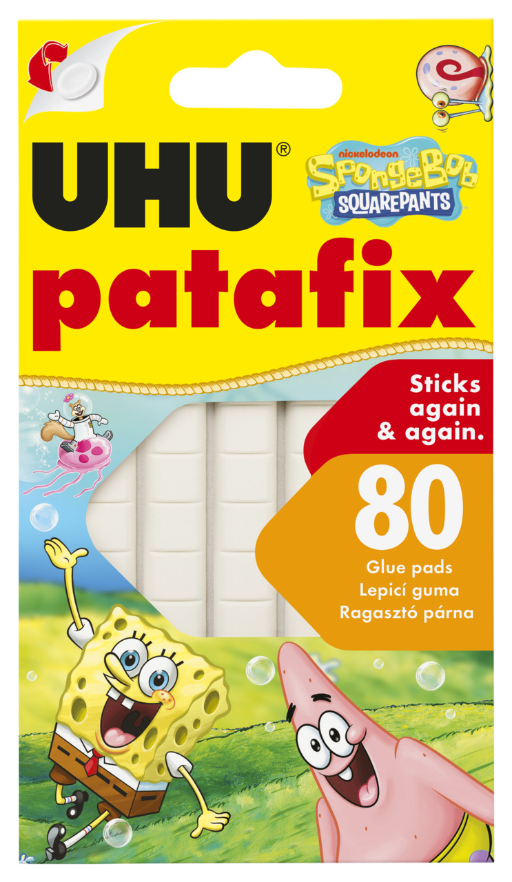 UHU Patafix Spongebob bílý 80 ks