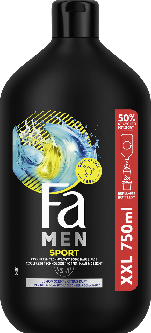 Fa Men Sport sprchový gel 750 ml