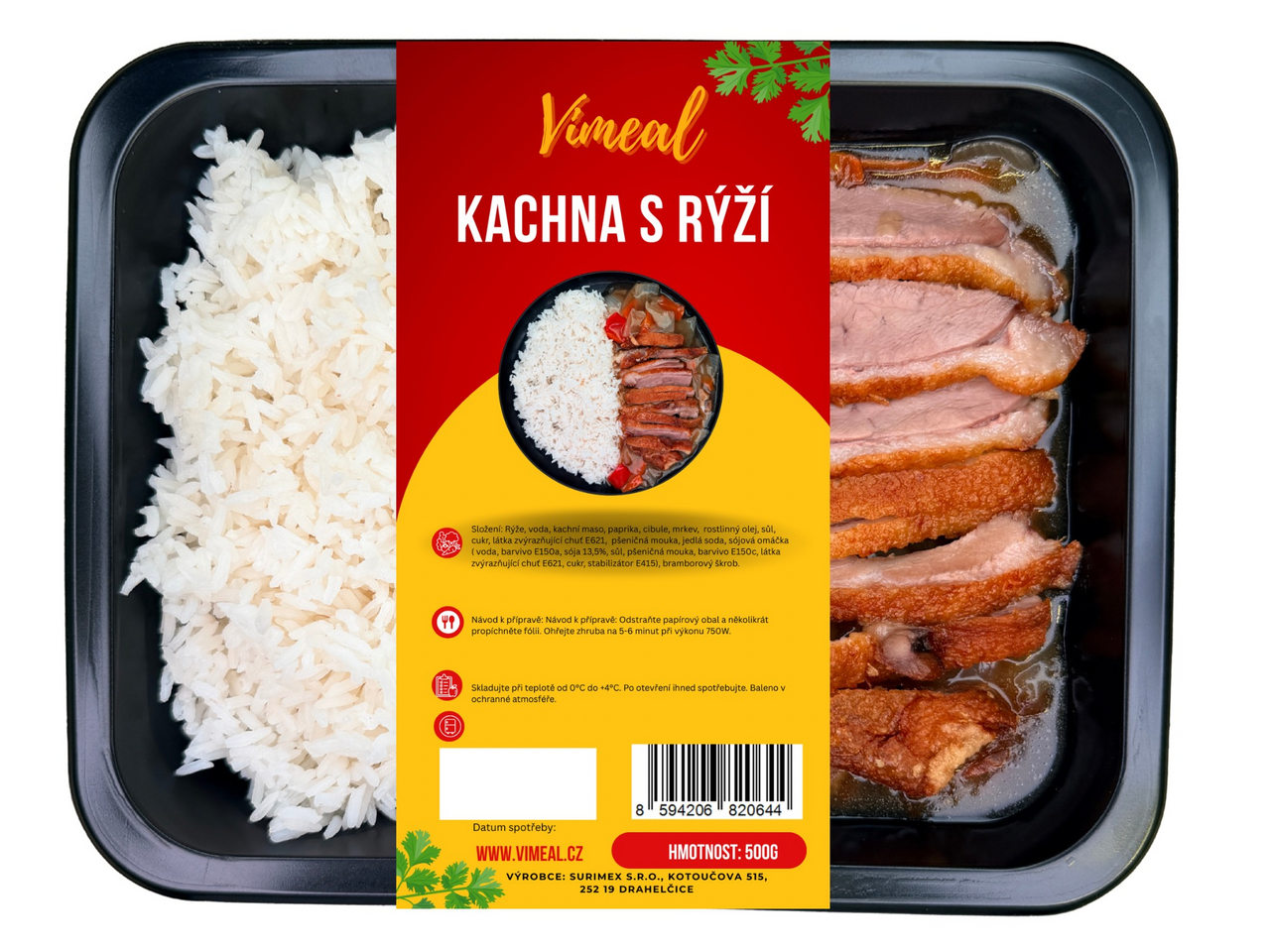 KACHNA S RÝŽÍ 500g