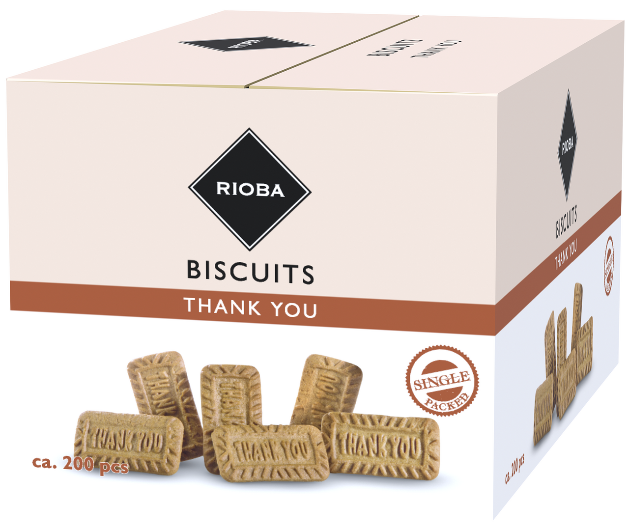 RIOBA Sušenky Thank You 6 x 200 g