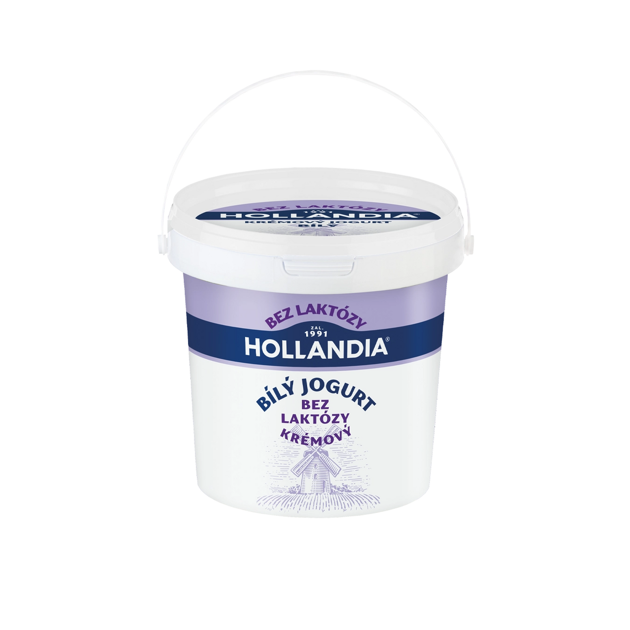 HOLL.JOGURT BEZ LAKT. 1KG BÍLÝ 6x