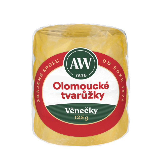 A.W. Olomoucké tvarůžky věnečky chlaz. 12 x 125 g