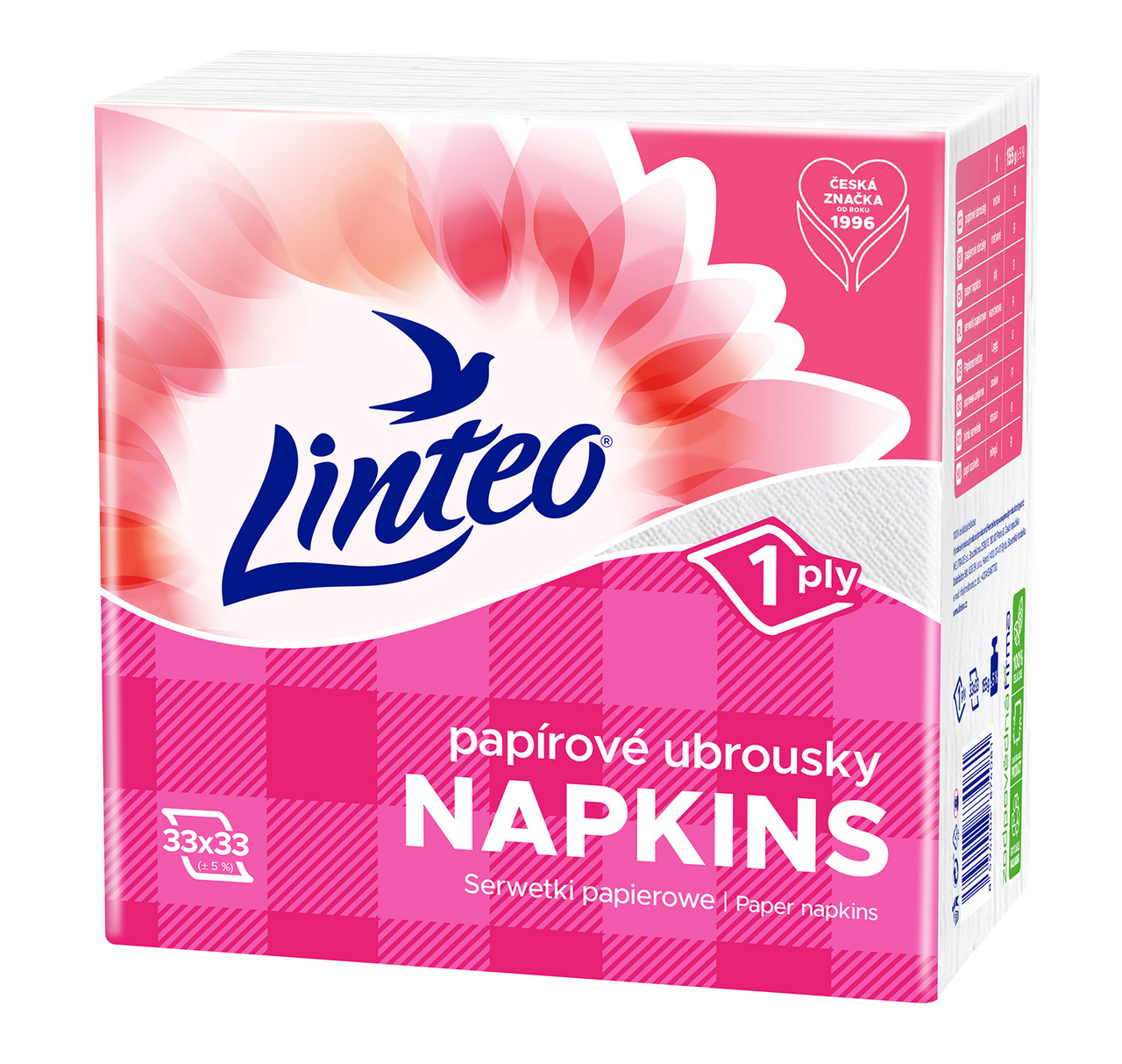 LINTEO Ubr.1V 33X33Cm