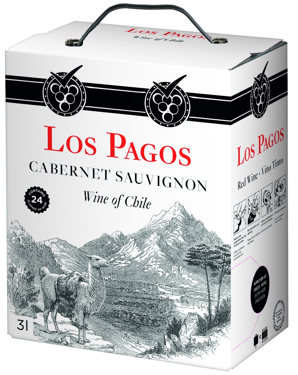 LOS PAGOS Cabernet Sauvignon 3 L BIB