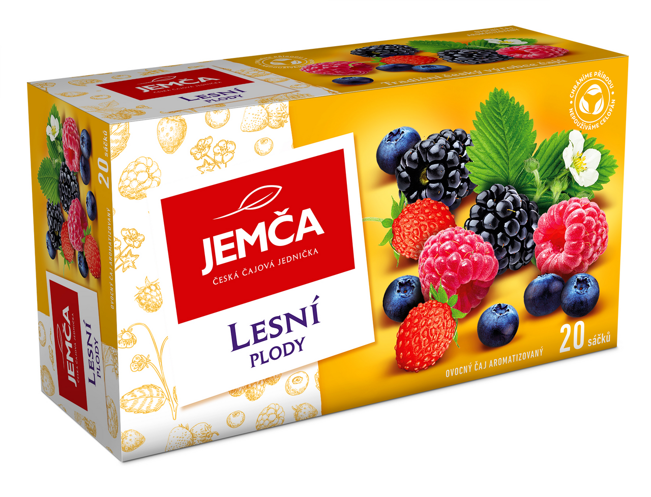 JEMČA Čaj lesní plody 6 x 40 g