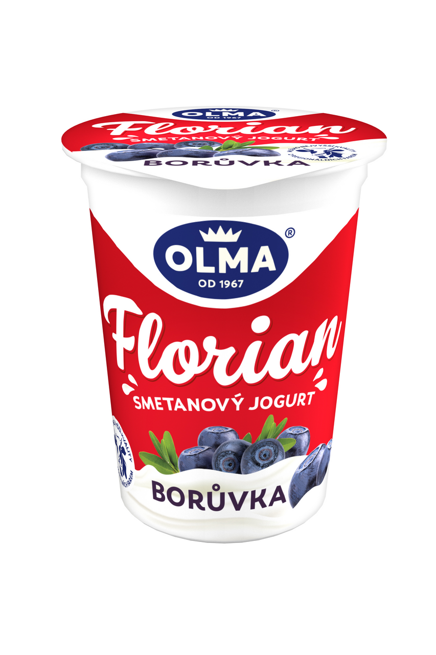 OLMA Florian jogurt smetanový borůvka chlaz. 20 x 150 g