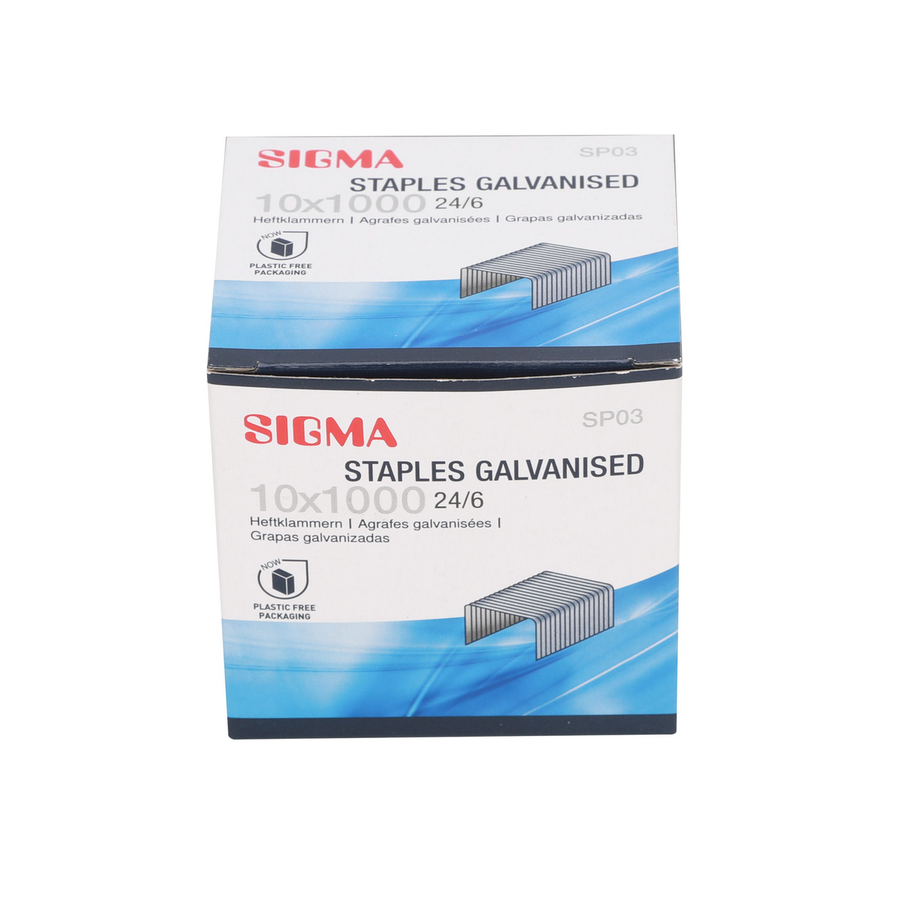 SIGMA Drátky do sešívačky 24/6 10 x 1000 ks 1 ks