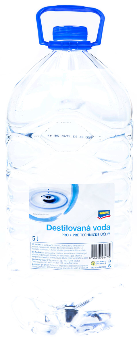 FAIRLINE Destilovaná voda 5 L 1 ks