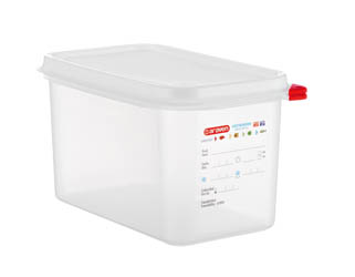 araven Nádoba s víkem HACCP GN1/3 100 mm 4 L plast 1 ks