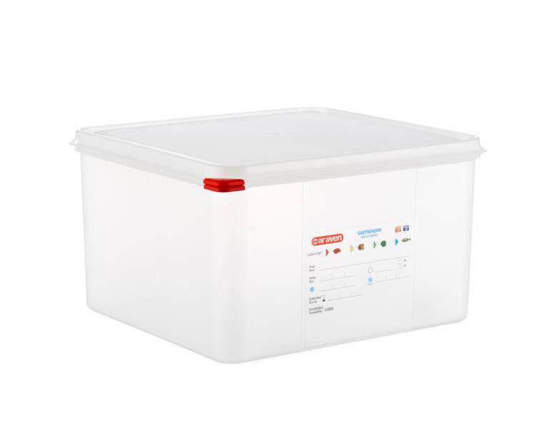 araven Nádoba s víkem HACCP GN2/3 200 mm 19L plast 1 ks