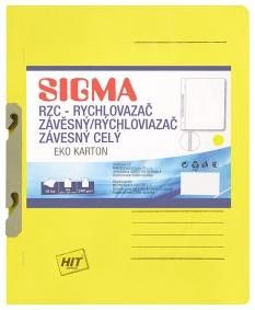 SIGMA Desky - rychlovazač závěsný RZC žluté 10 ks