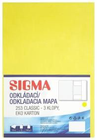 SIGMA Desky Odkládací mapa 253 žluté 10 ks