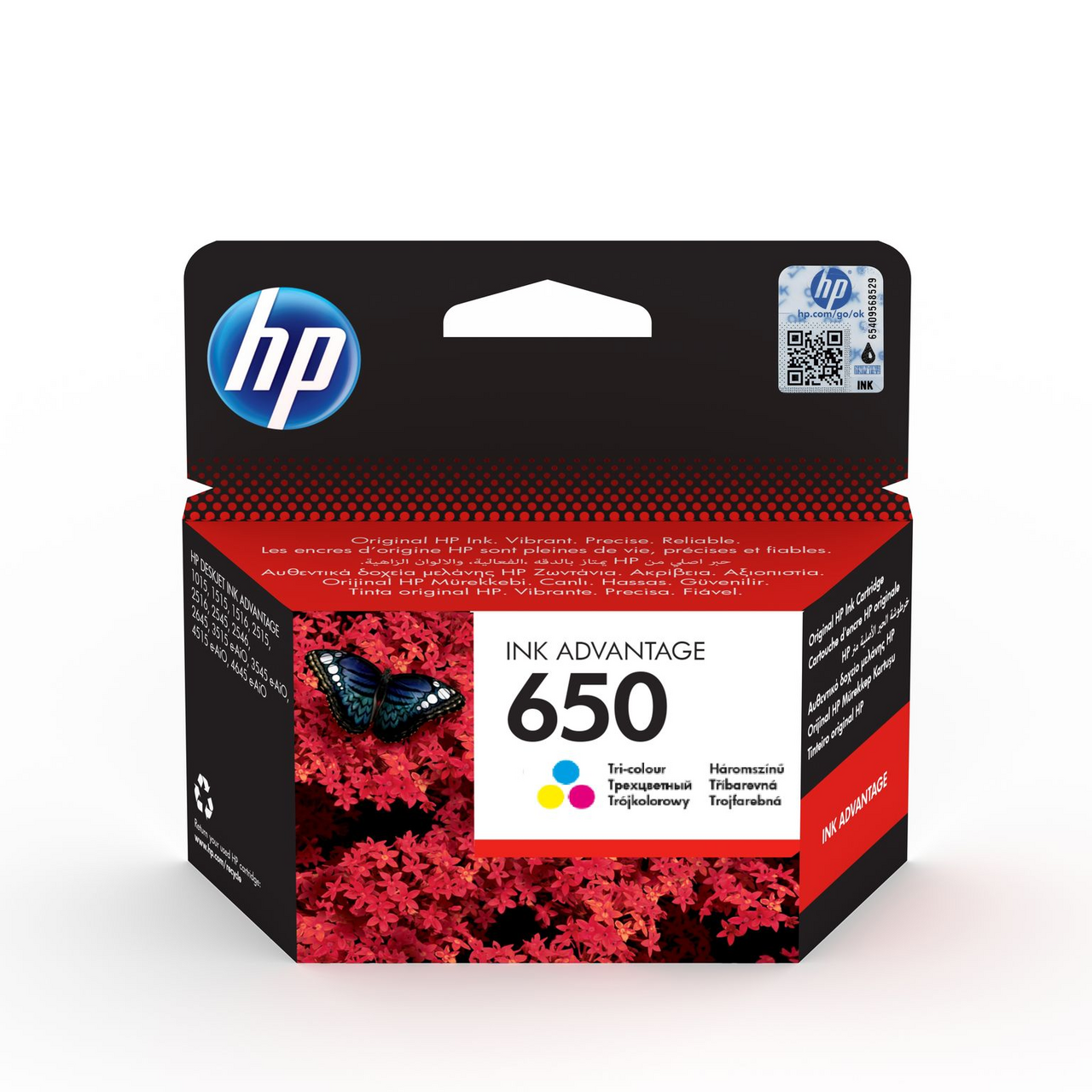 HP 650 Cartridge 3 barvy 1 ks
