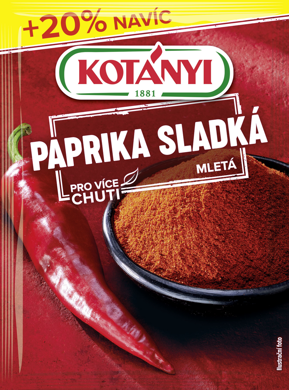 KOTÁNYI Paprika sladká 5 x 25 g