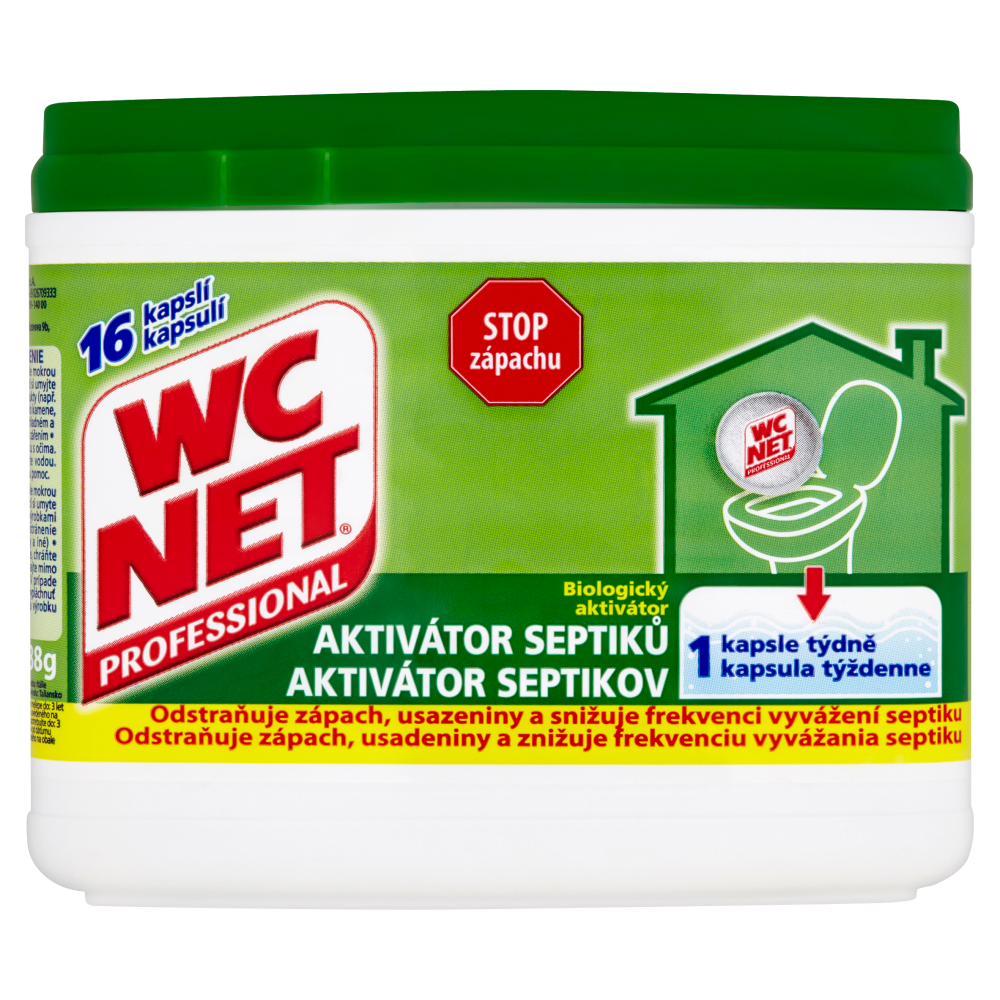 WC NET Aktivátor septiků 16 ks