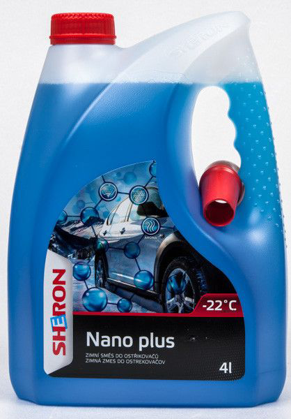 SHERON Nano plus Kapalina do ostřikovače zimní nemrznoucí -22°C 4 l 1 ks