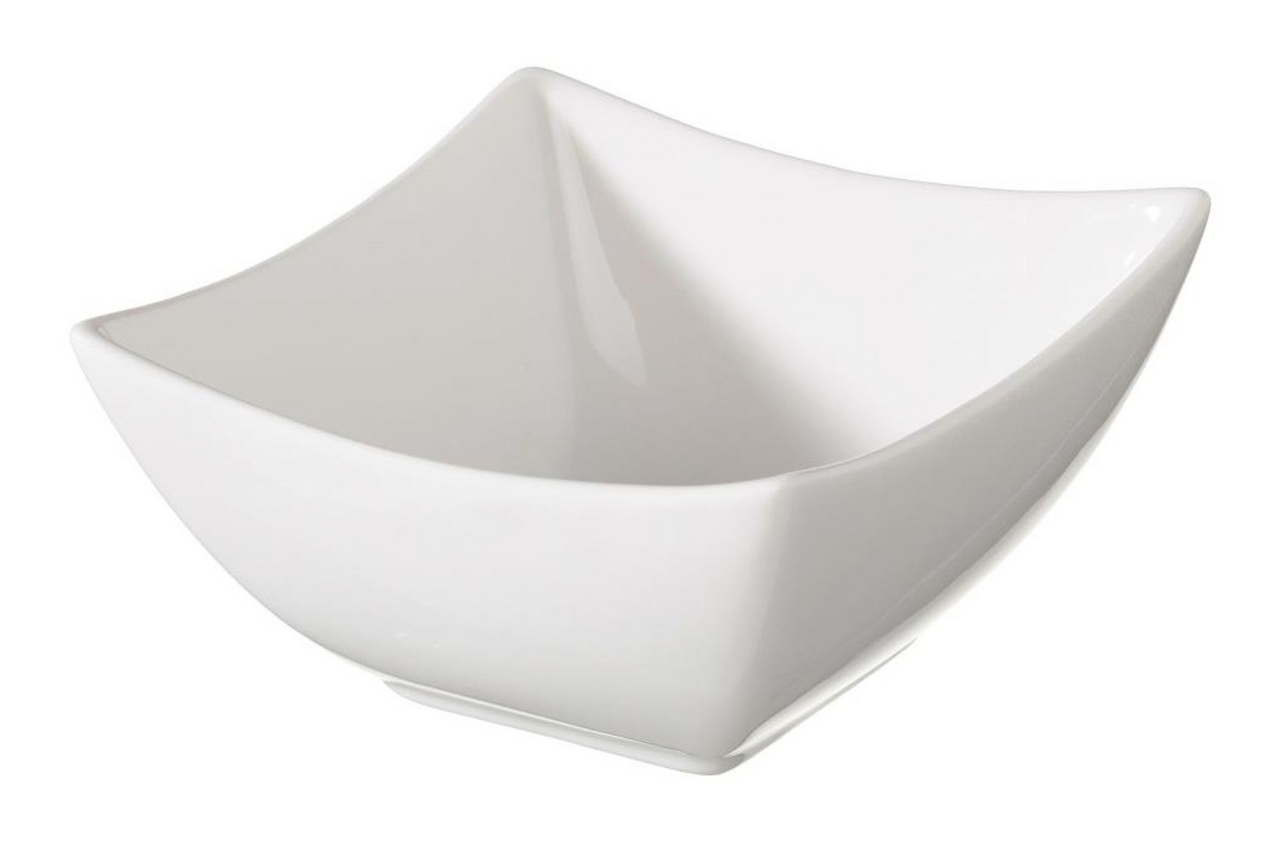 METRO PROFESSIONAL Miska loď  9 x 9 cm VILO porcelán bílá 3 ks