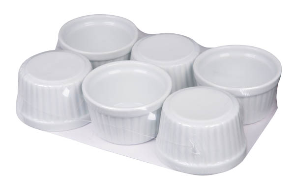 METRO PROFESSIONAL Ramequin Miska bílá 6,8 cm 6 ks