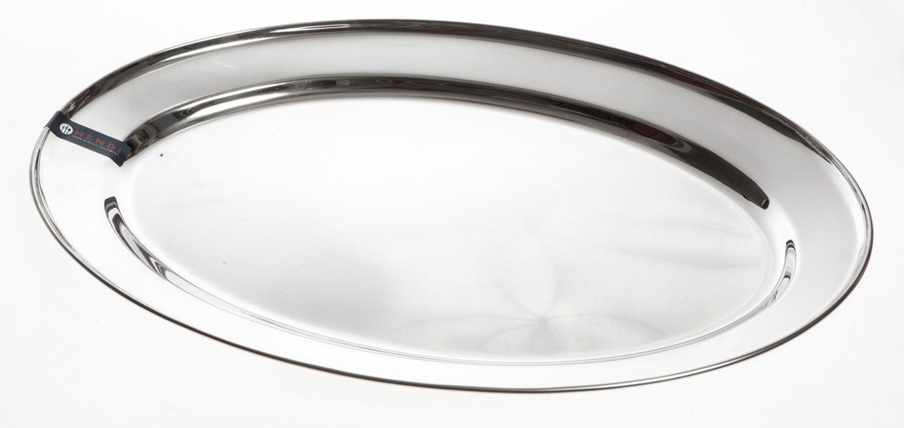 HENDI Podnos oválný nerezový lesk 45 cm 1 ks