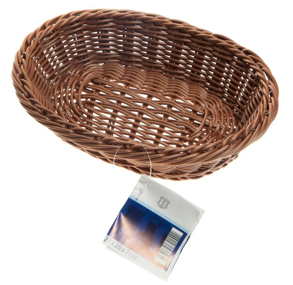 METRO PROFESSIONAL Košík oválný polypropylen 27 cm hnědý 1 ks