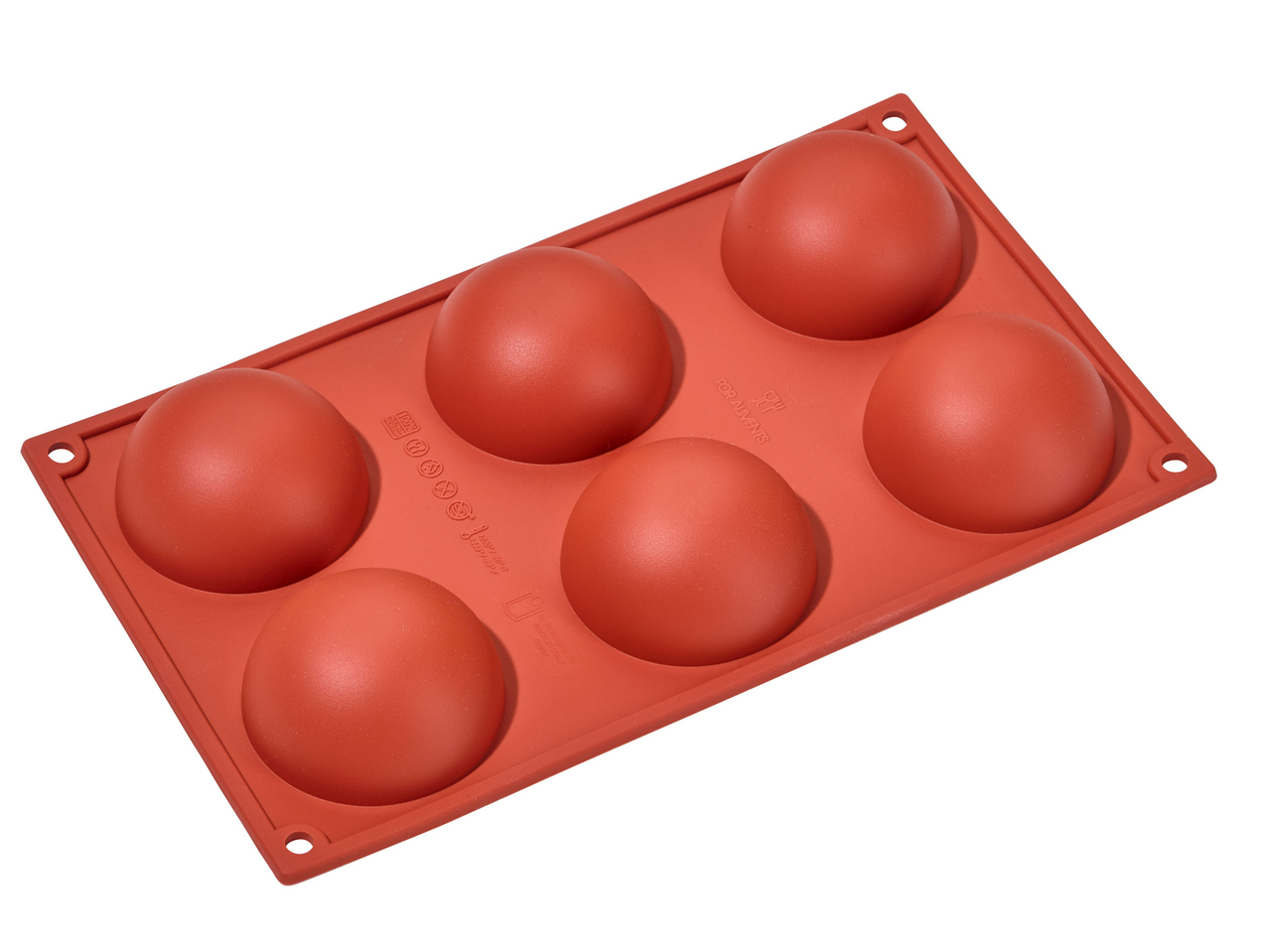 METRO PROFESSIONAL Forma silikonová na 6 polokoulí 30 x 17,5 cm 1 ks