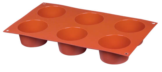 METRO PROFESSIONAL Forma silikonová 30 x 17,5 cm na 6 muffinů, 1 muff. 6 cm 1 ks