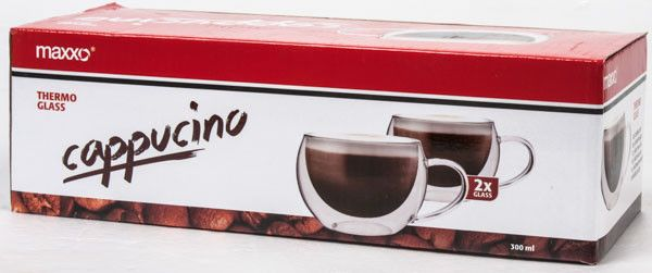 MAXXO Šálek dvoustěnný Cappucino 300 ml 2 ks