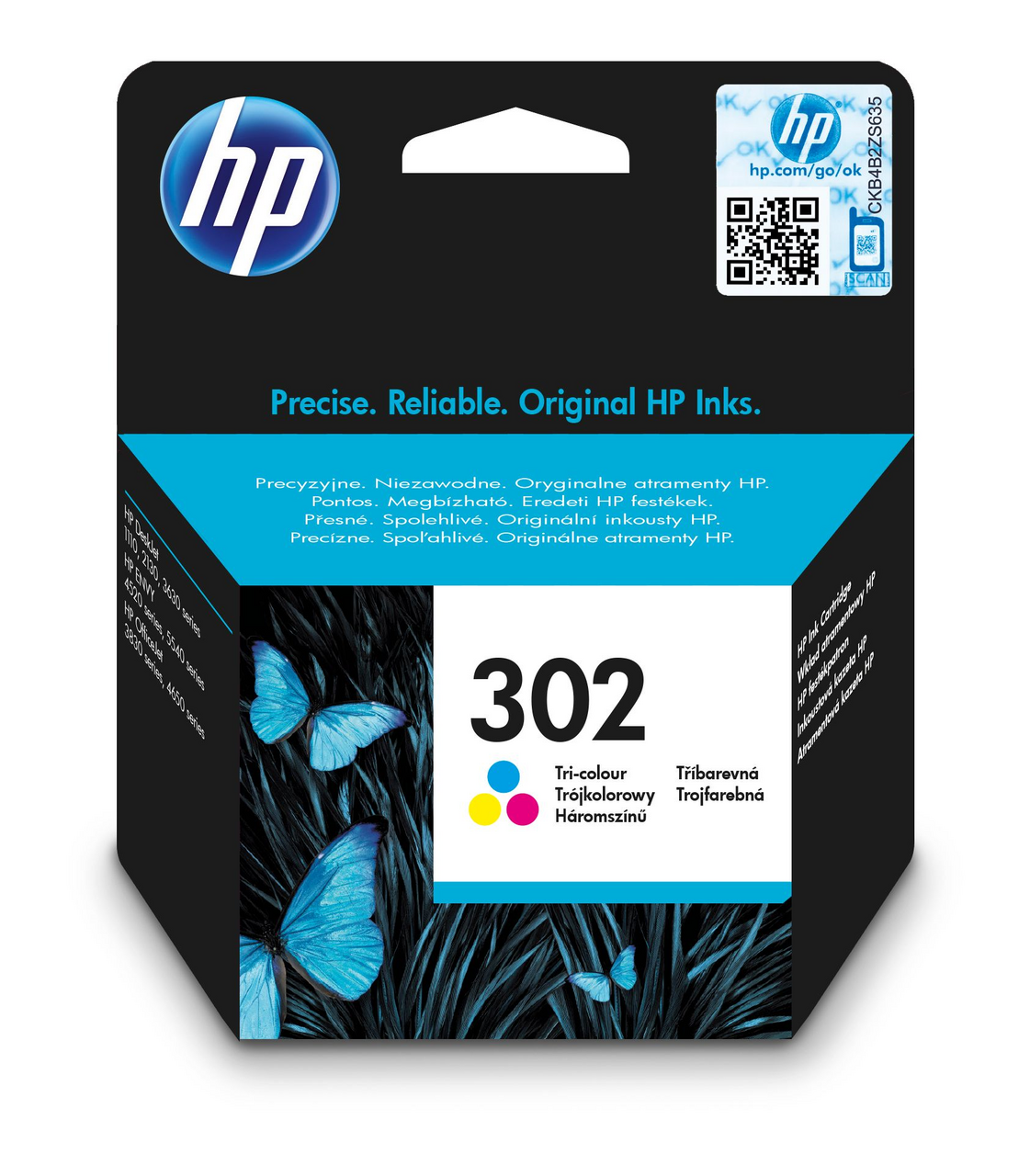 HP 302 Cartridge tricolour 1 ks
