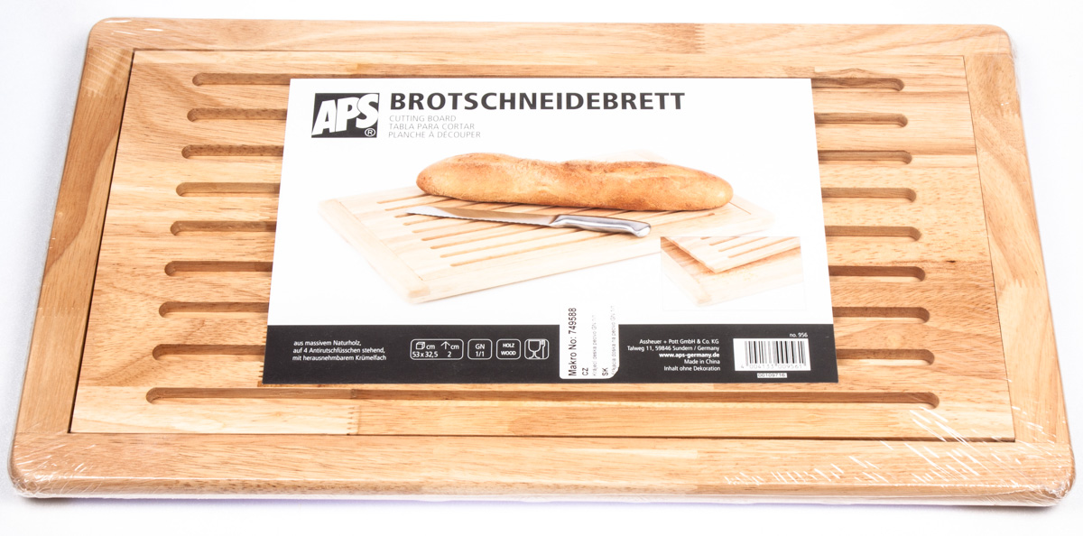 APS Deska krájecí na pečivo GN1/1 dřevěná 1 ks